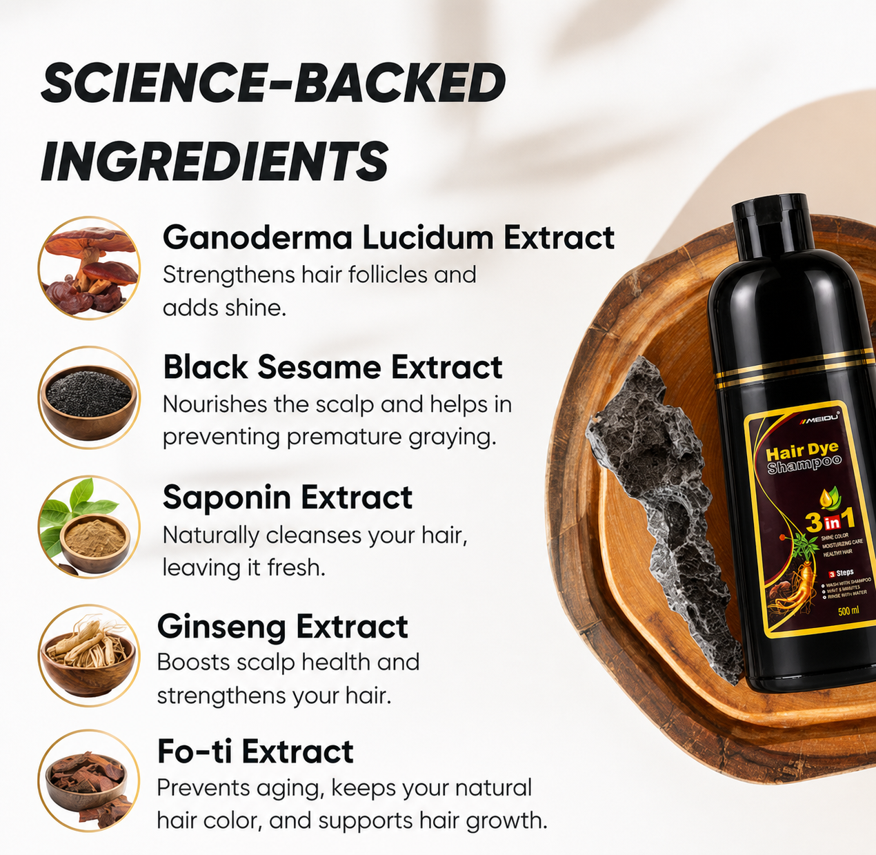 Science-backed ingredients